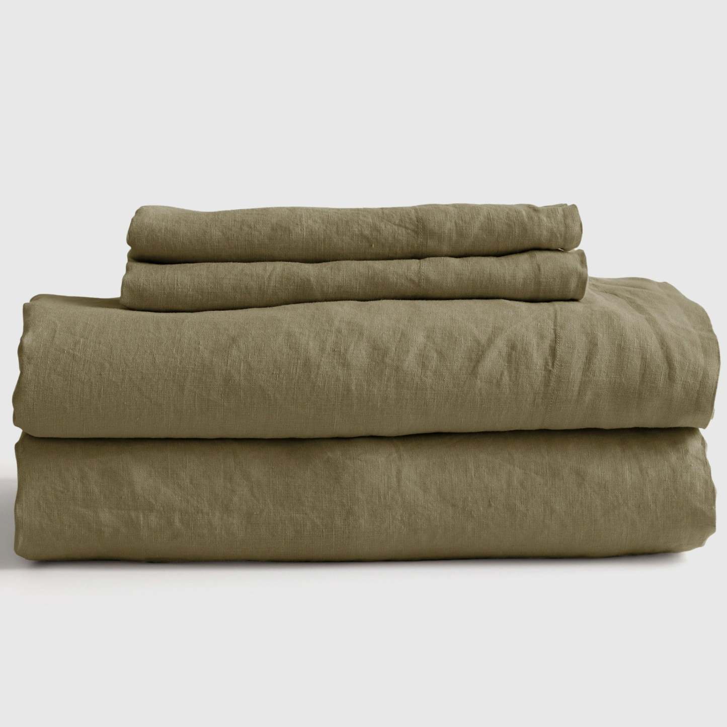 Washed Linen Fitted Sheet Set