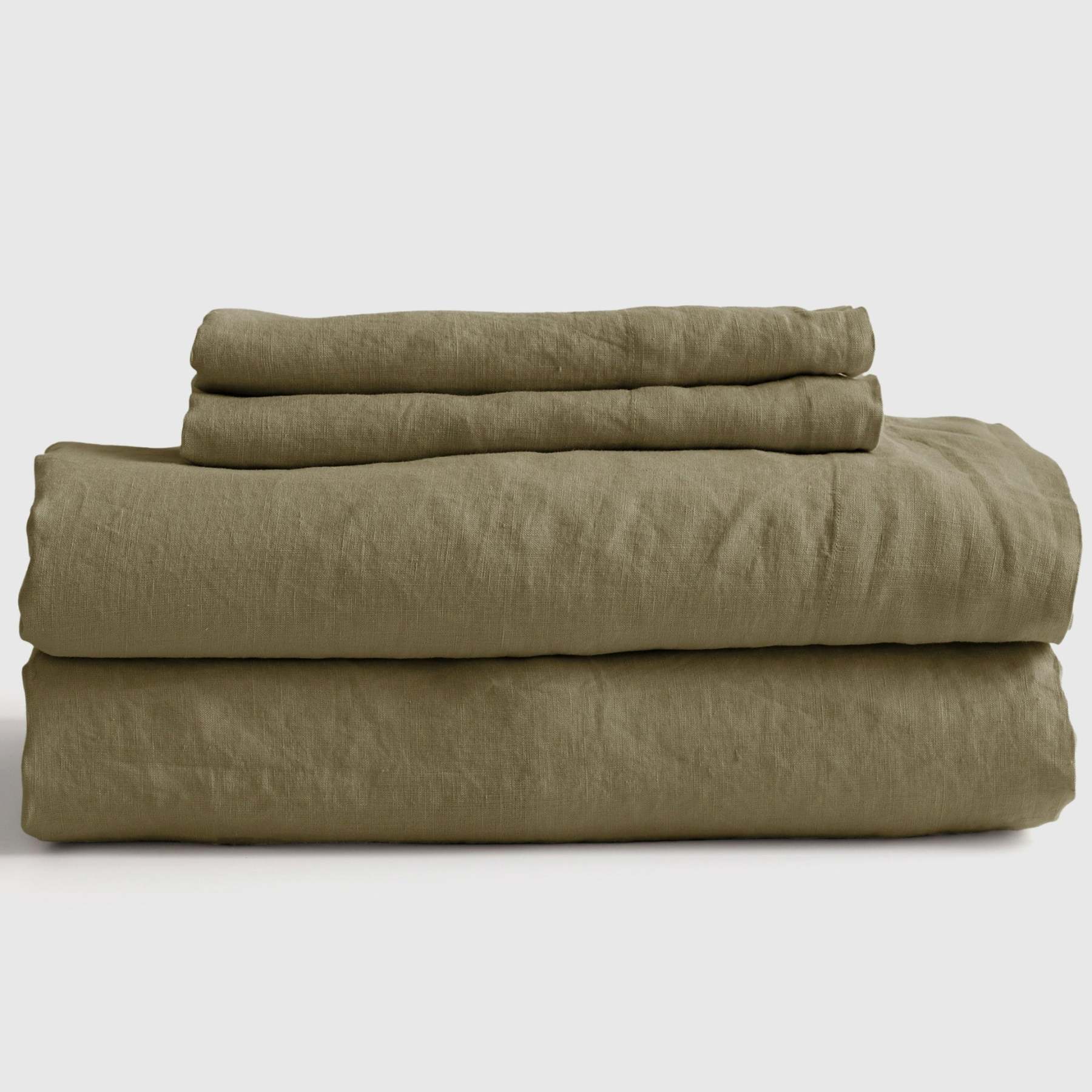 Washed Linen Fitted Sheet Set