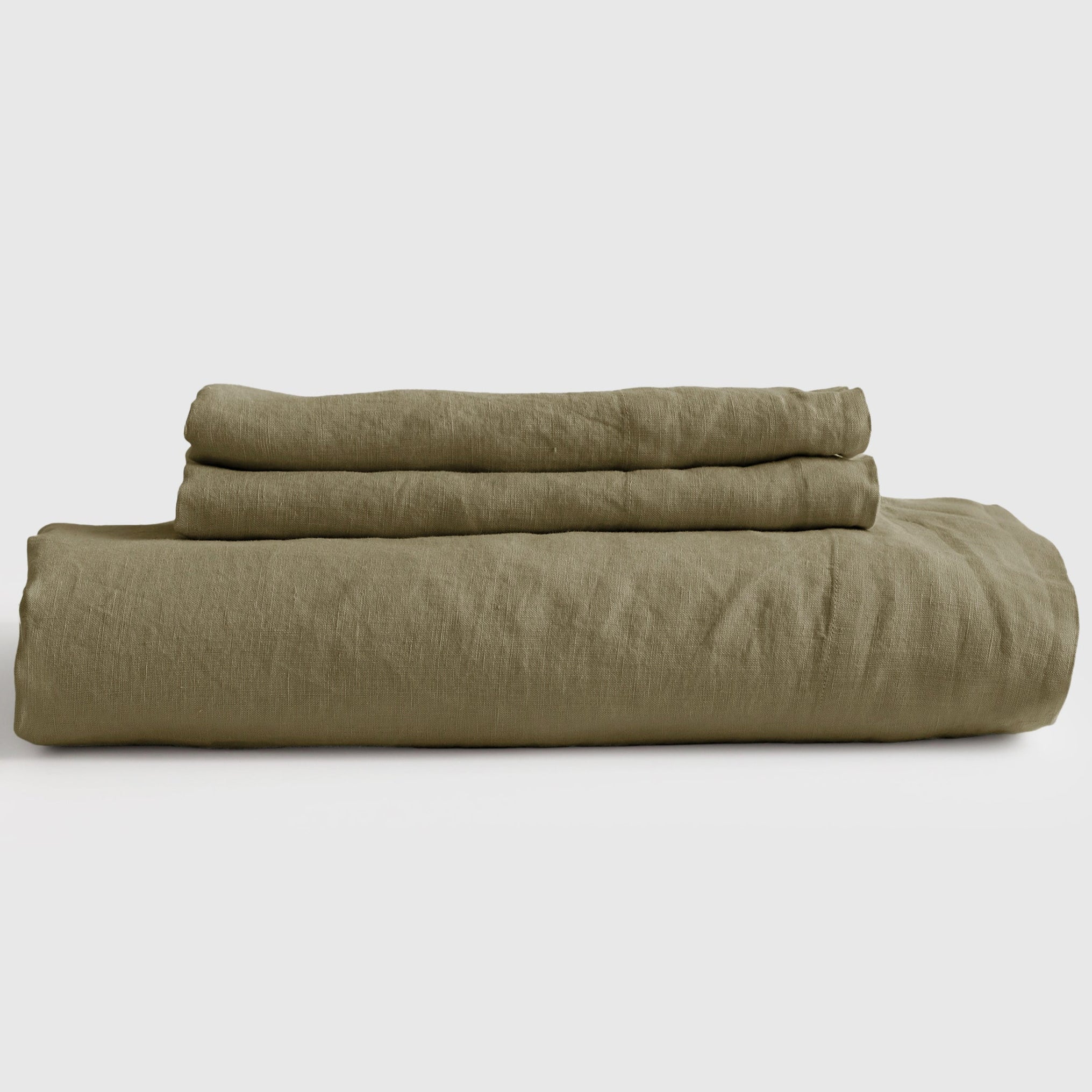 Washed Linen Fitted Sheet Set