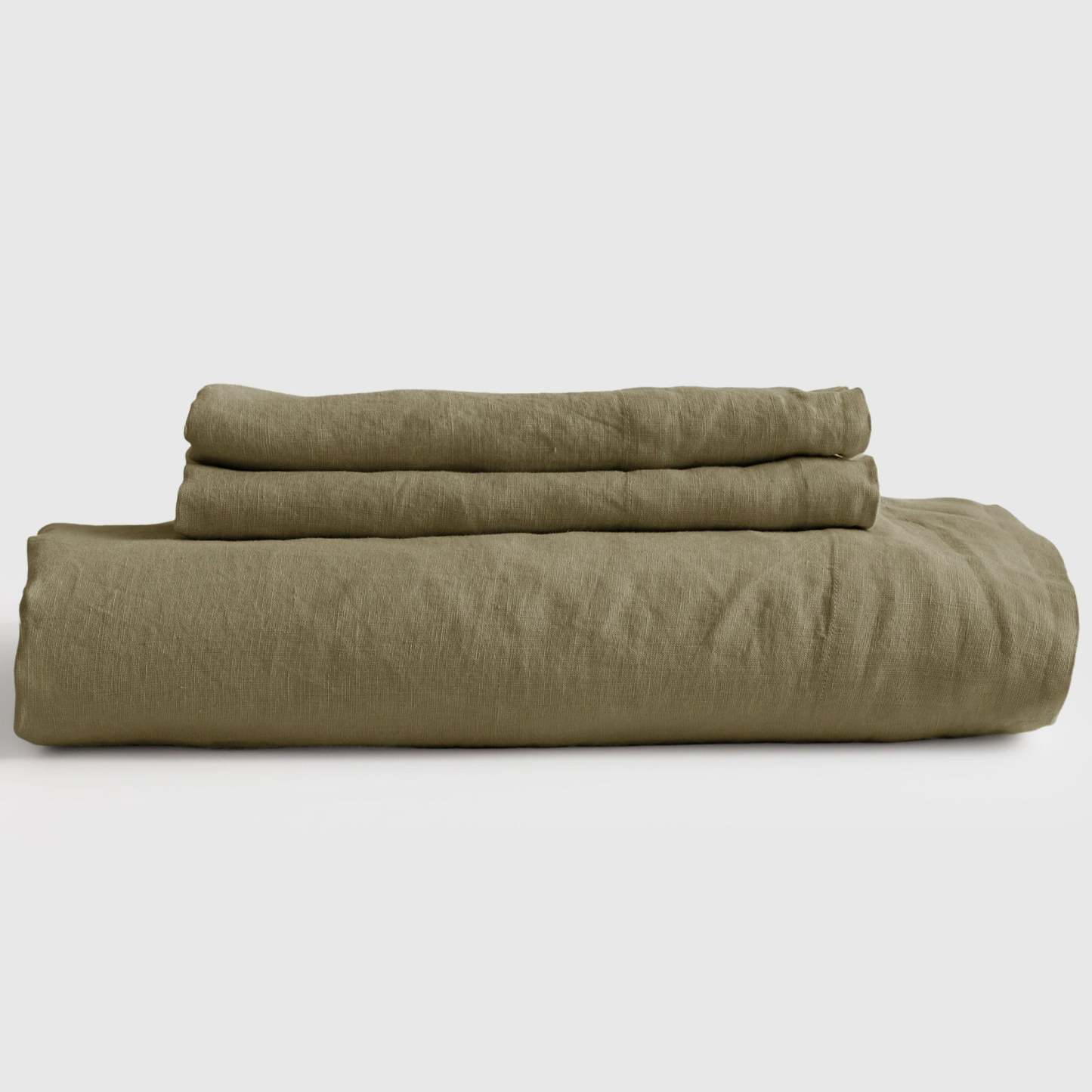 Washed Linen Fitted Sheet Set