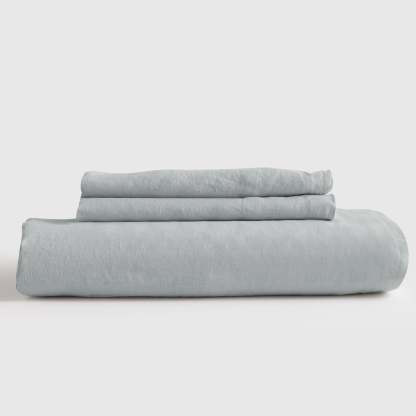 European Flax Linen Fitted Sheet Set