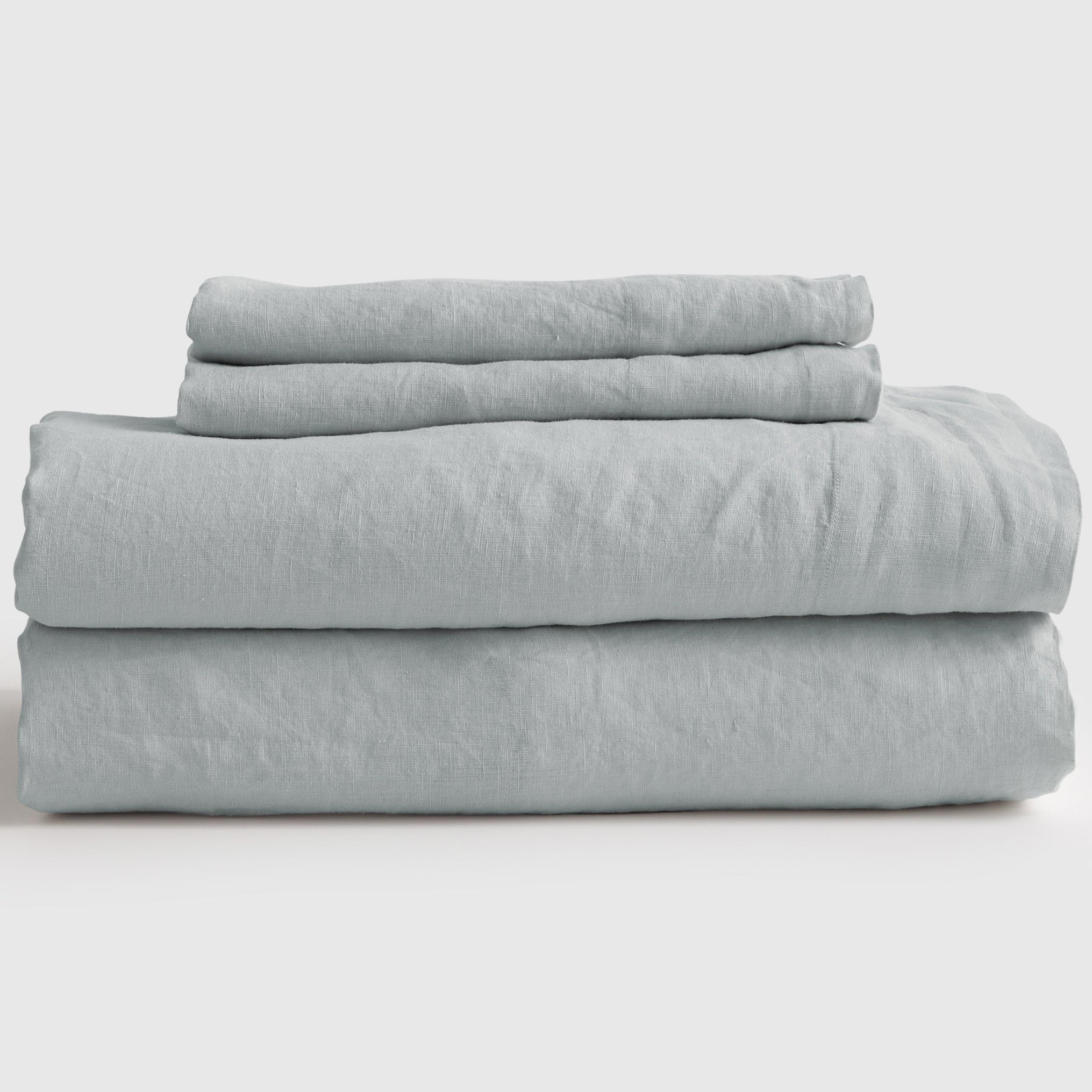 Washed Linen Fitted Sheet SetWashed Linen Fitted Sheet Set - Image 10