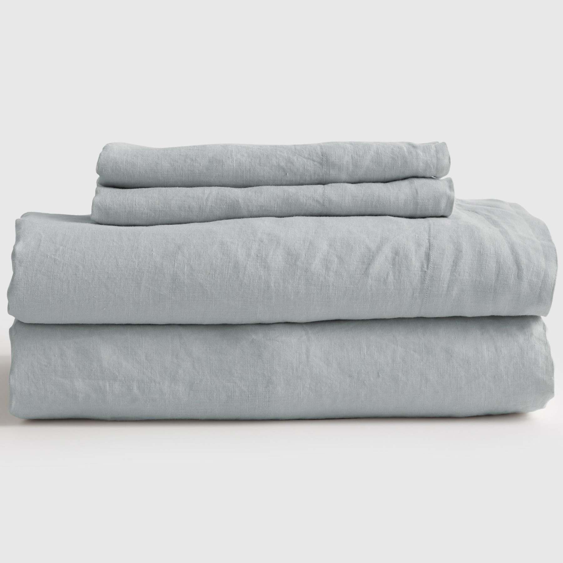 Washed Linen Fitted Sheet Set
