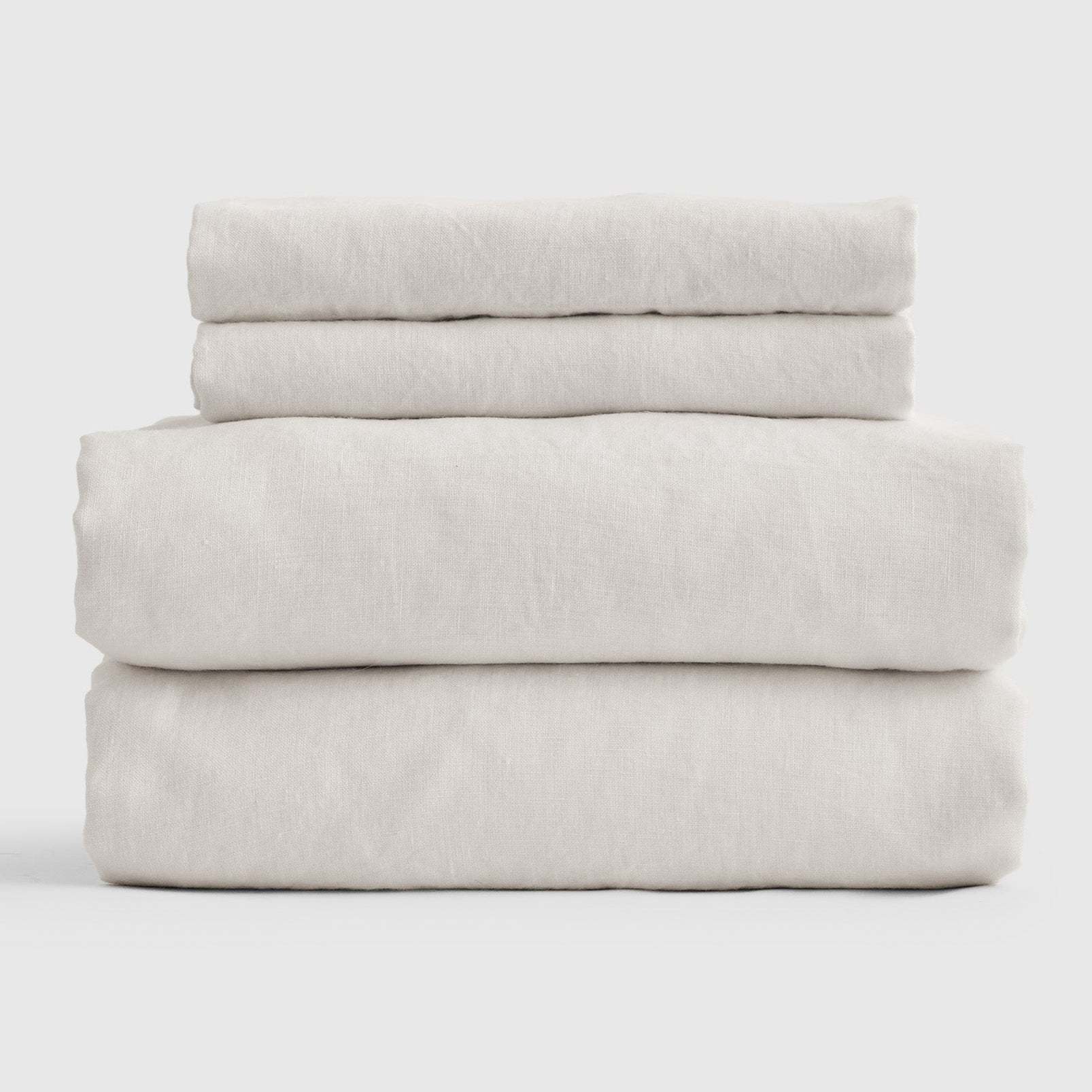 European Linen Fitted Sheet Set