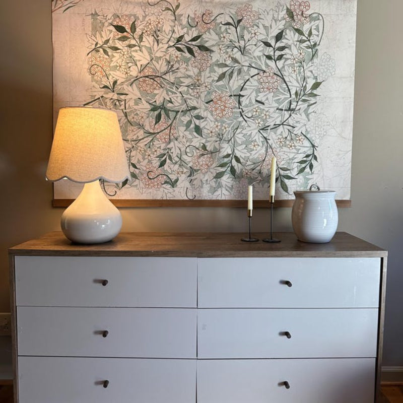 Oversized Wall Art Botanical Textile Canvas Vintage Inspired TapestryOversized Wall Art Botanical Textile Canvas Vintage Inspired Tapestry - Image 4