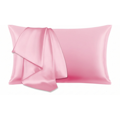 Standard Size Mulberry Silk Pillowcase Cooling Soft Cover With Zipper
