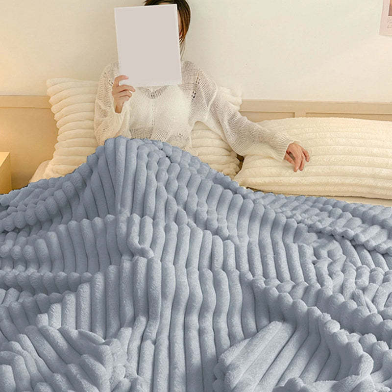 Super Soft And Warm Faux Fur Throw Blanket