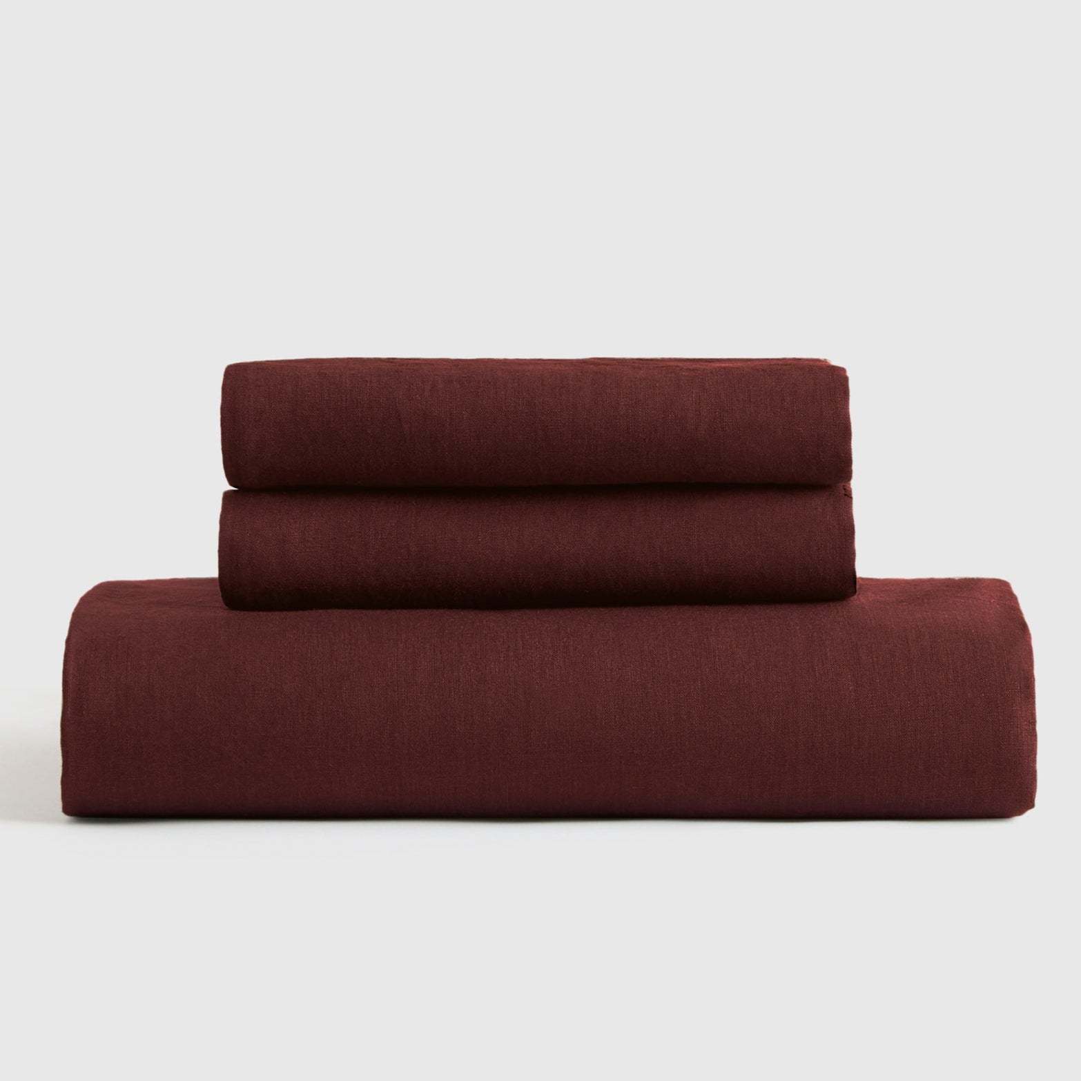 Washed Linen Fitted Sheet Set