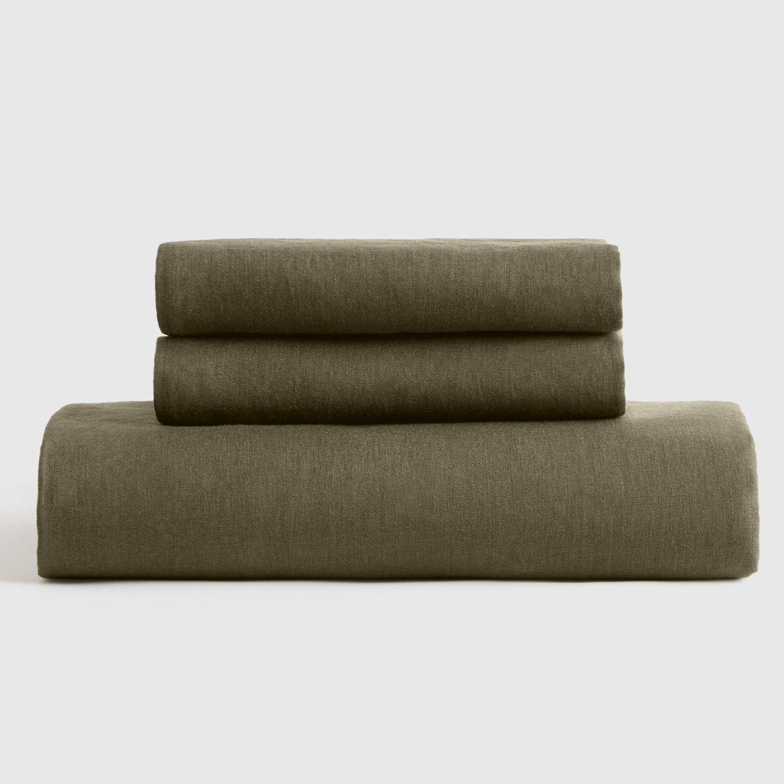 Washed Linen Fitted Sheet Set