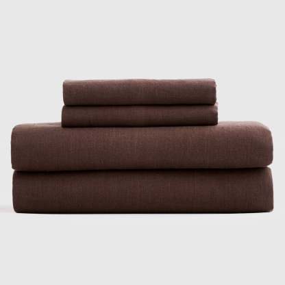 European Linen Fitted Sheet Set