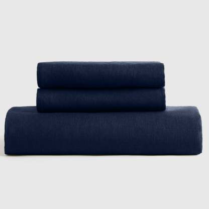 Washed Linen Fitted Sheet Set