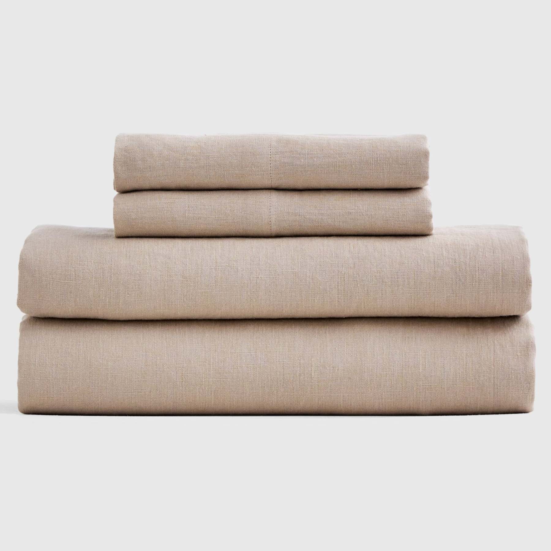 European Linen Fitted Sheet Set