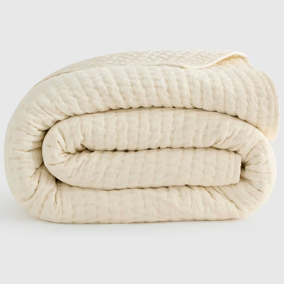 European Linen Cotton Stitch QuiltEuropean Linen Cotton Stitch Quilt - Image 12