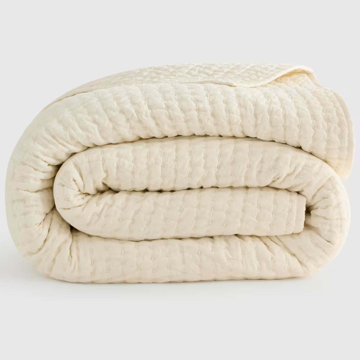 European Linen Cotton Stitch Quilt