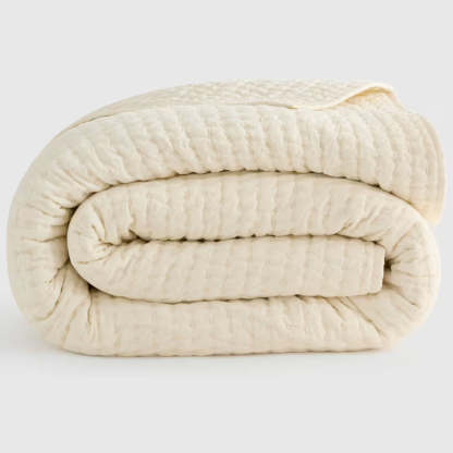 European Linen Cotton Stitch Quilt