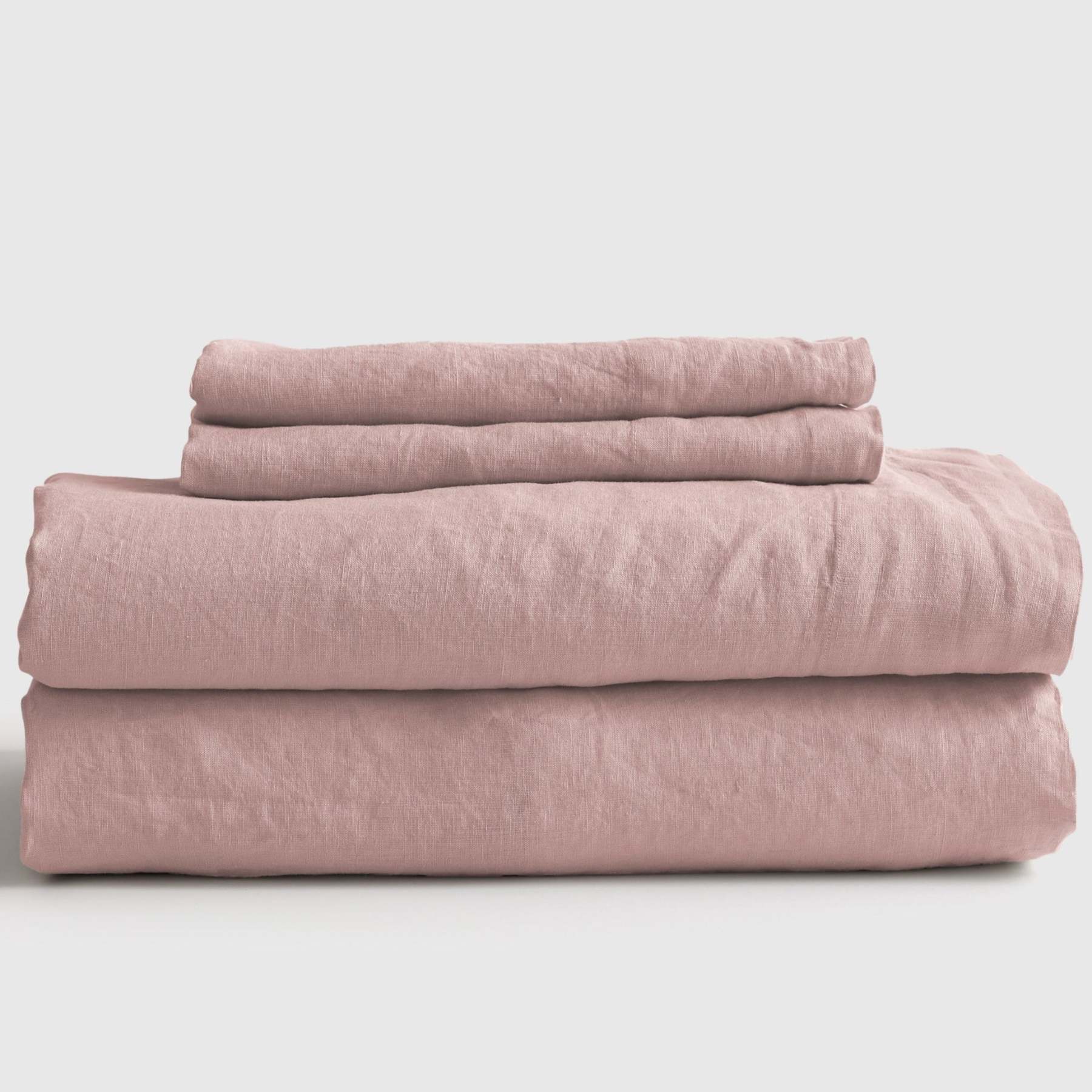 European Flax Linen Fitted Sheet Set