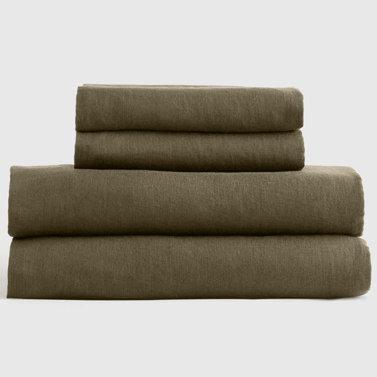 Washed Linen Fitted Sheet Set