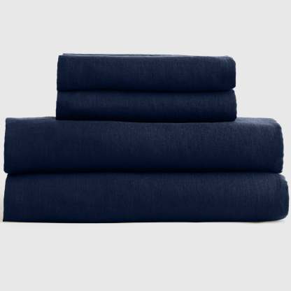 Washed Linen Fitted Sheet Set
