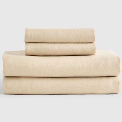 European Linen Fitted Sheet Set