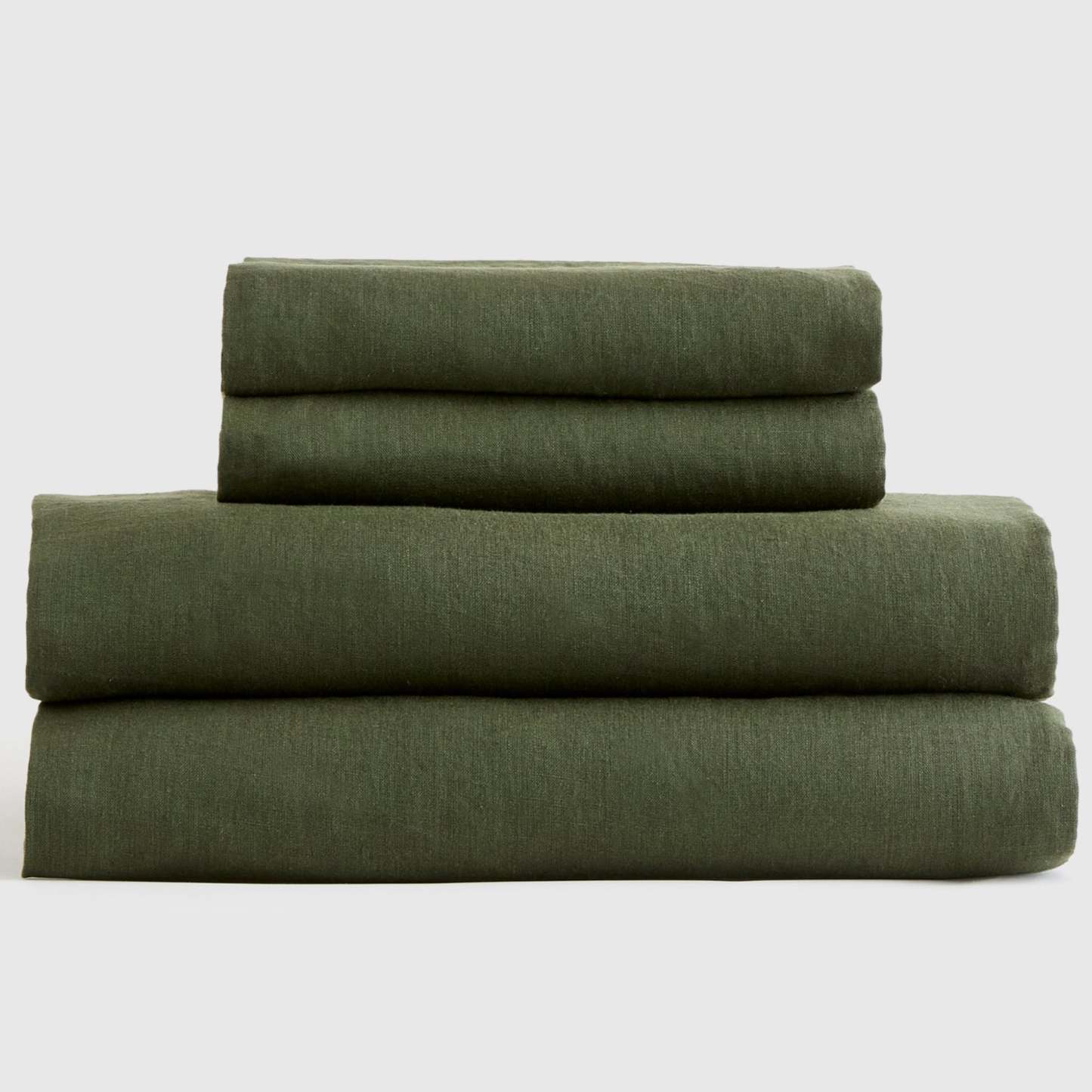 Washed Linen Fitted Sheet Set