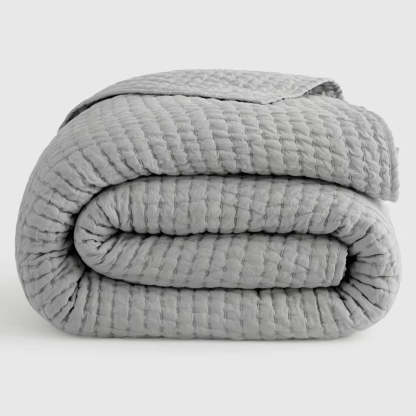 European Linen Cotton Stitch Quilt