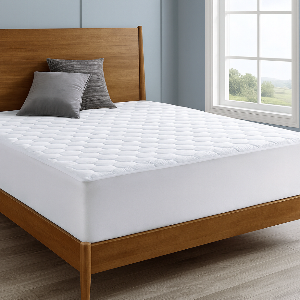5 In 1 Quilted Comfort Mattress Pad Water Resistant