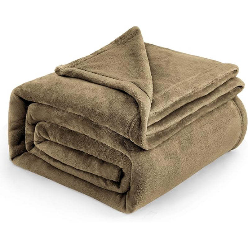 Lightweight Plush Fuzzy Cozy Fleece Bed Blankets