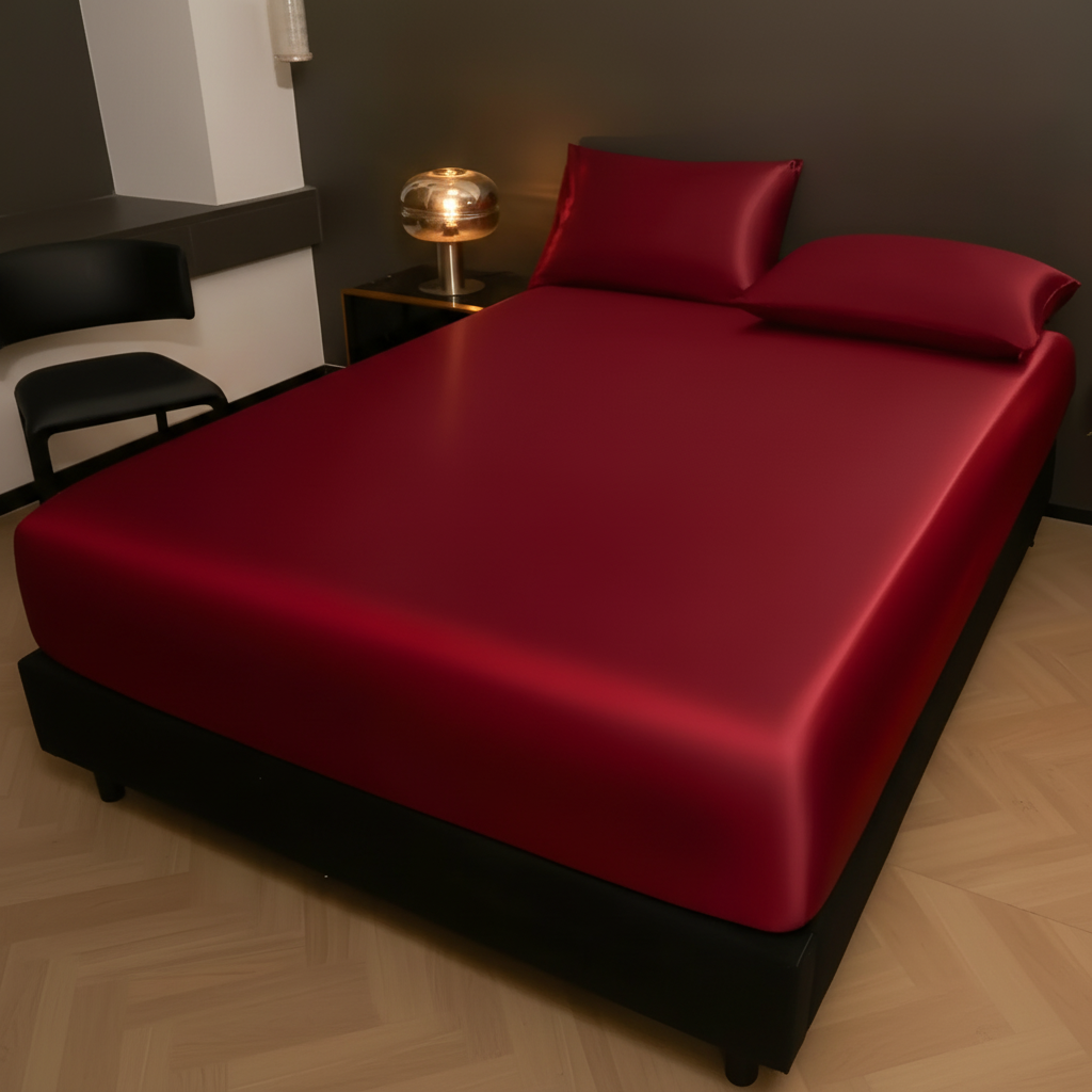 Silky Finish Cooling Bed Sheet Set