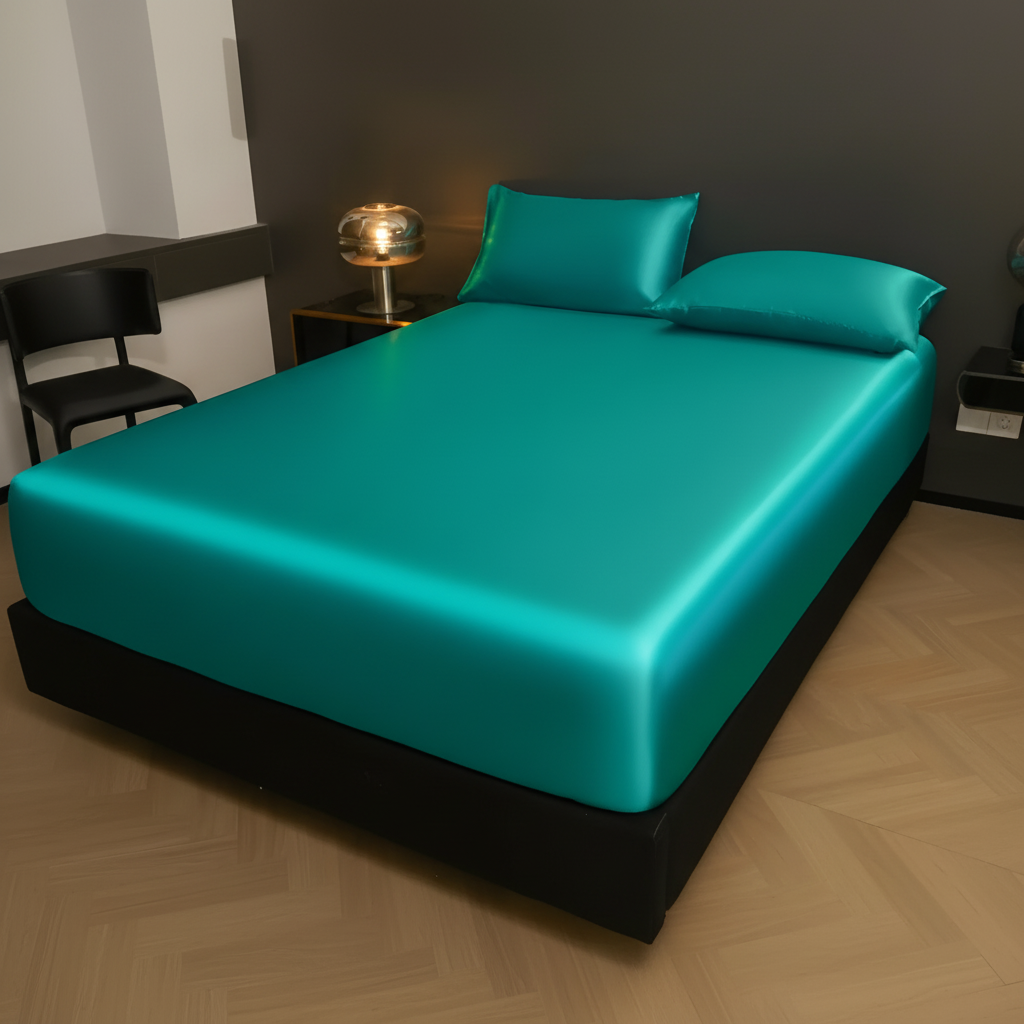 Silky Finish Cooling Bed Sheet Set