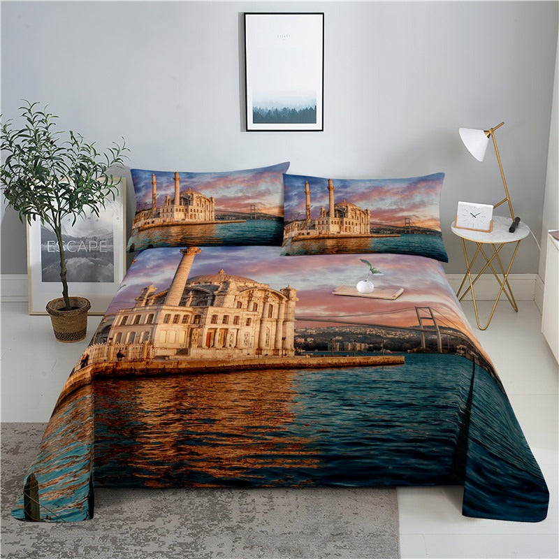 Castle Printed Bedding Set