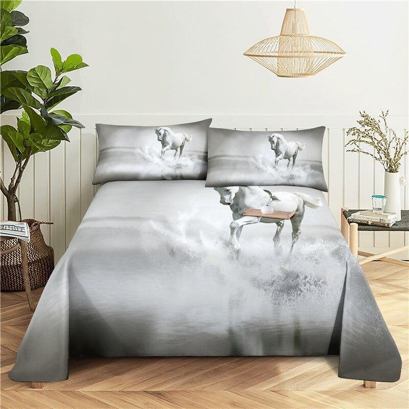 Horse Print Bedding Set