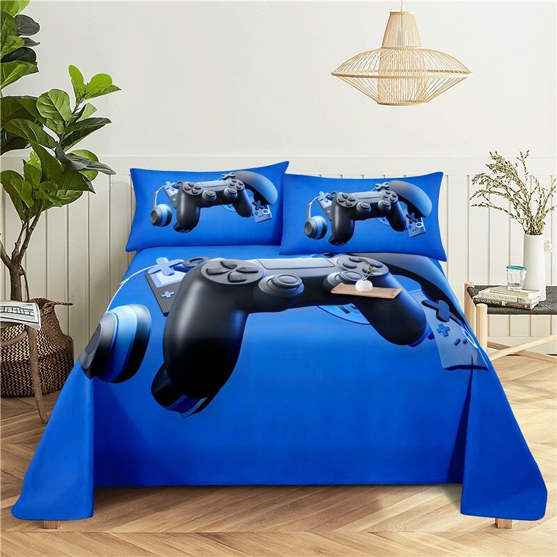 Printed Gaming Remote Bedding Set