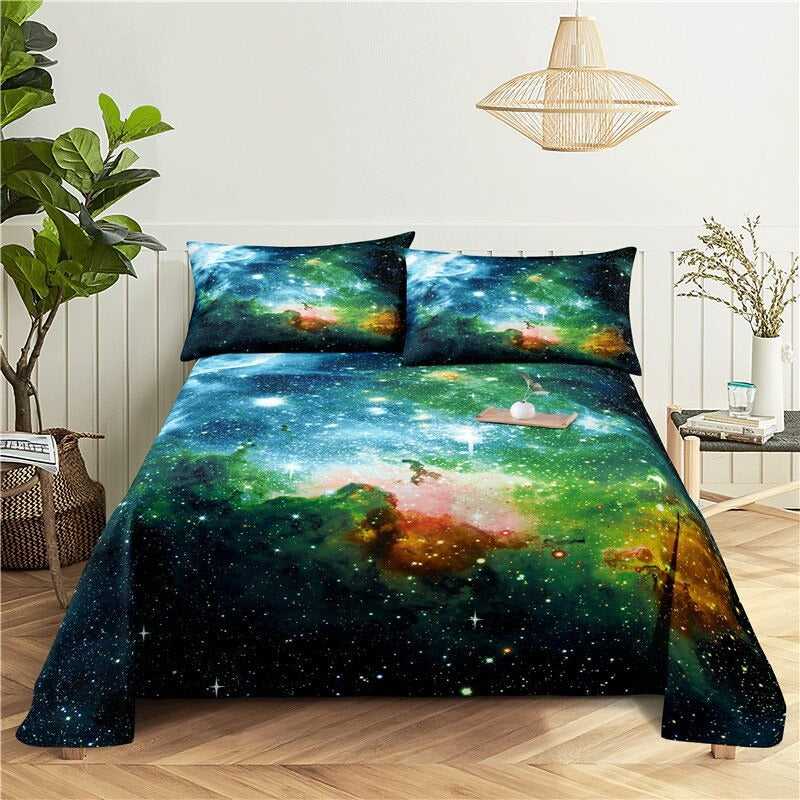 Starry Universe Print Bedding SetStarry Universe Print Bedding Set - Image 6