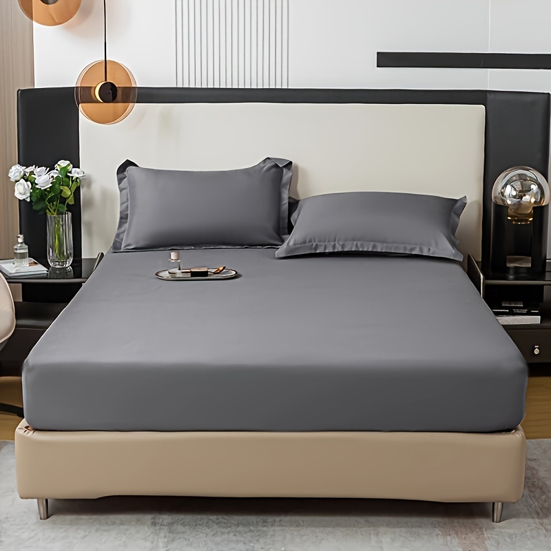 Pack Of 3 Soft Fitted Bedsheet Set With Non Slip Fitted Fabric