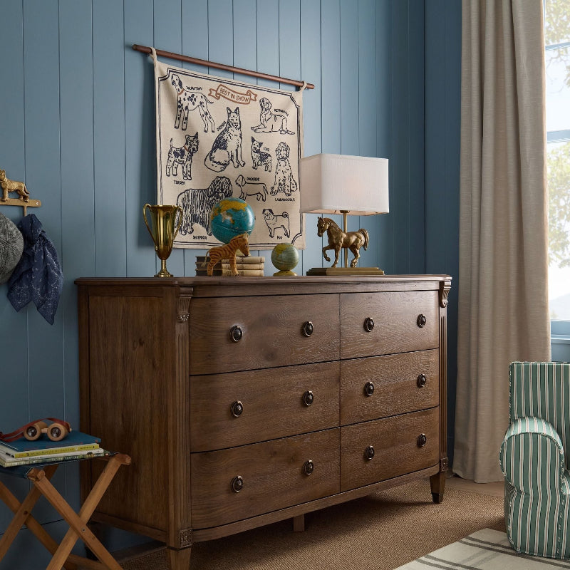 Cotton Embroidered Dog Tapestry Cotton With Hanging LoopsCotton Embroidered Dog Tapestry Cotton With Hanging Loops - Image 2