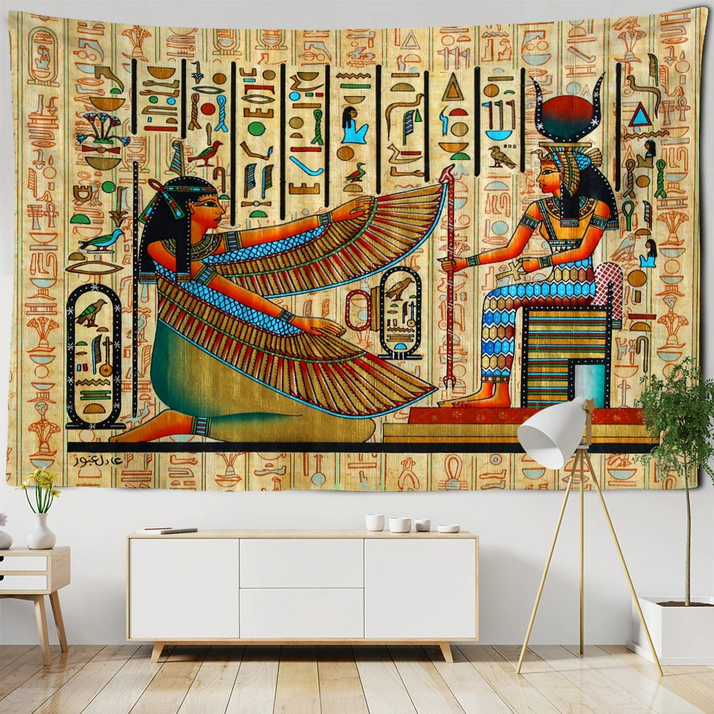 Egyptian Style Art Tapestry Wall Hanging Tapis Cloth