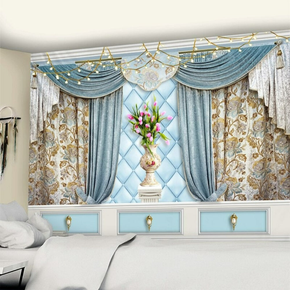 Classic Architecture Tapestry Wall Hanging Tapis Cloth