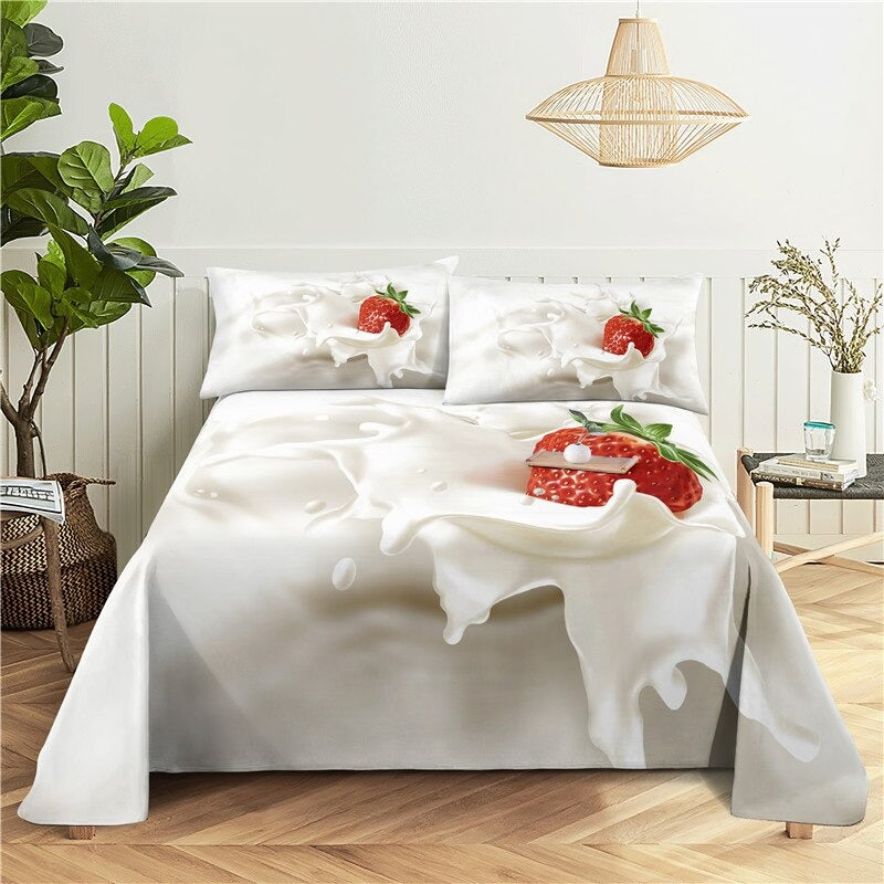 Fresh Fruit Print Bedding Set