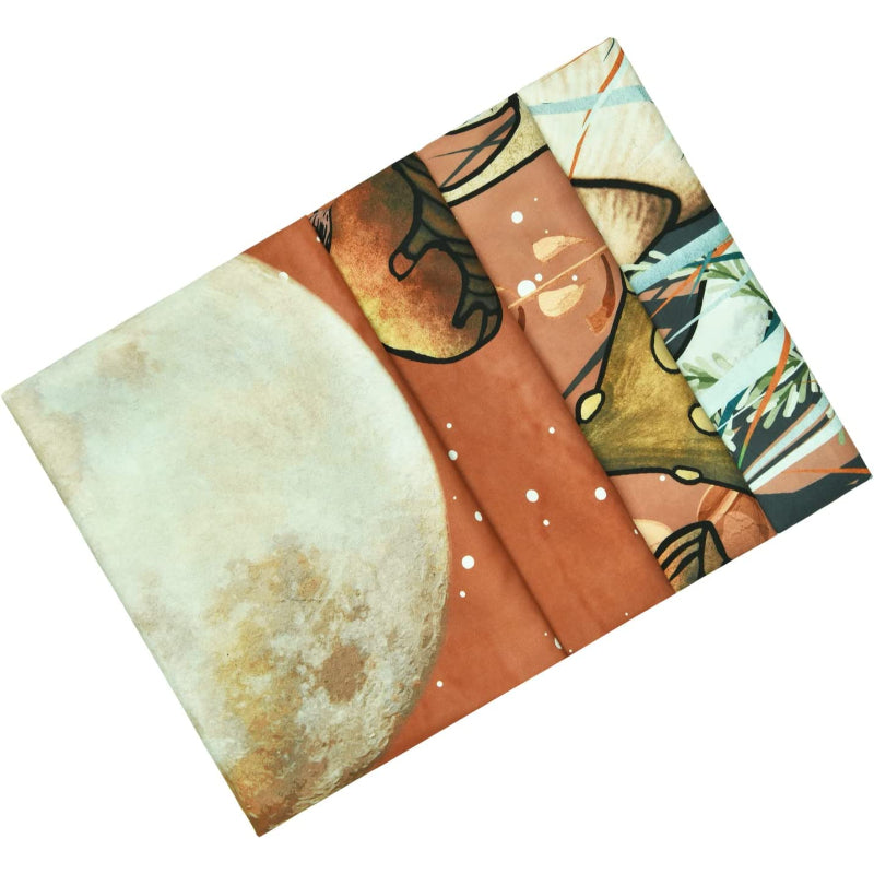 Trippy Mushroom Tapestry Moon And Stars Tapestry Snail Tapestry Plants And Leaves Tapestries Fantasy Fairy Tale Tapestry Wall Hanging For Room
