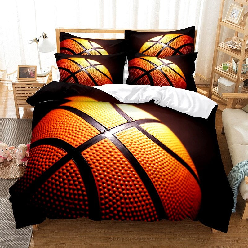 Basket Ball Printed Bedding Set