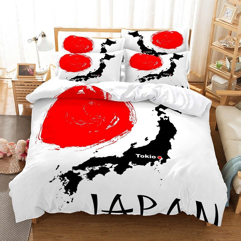 Artistic Design Printed Bedding Set