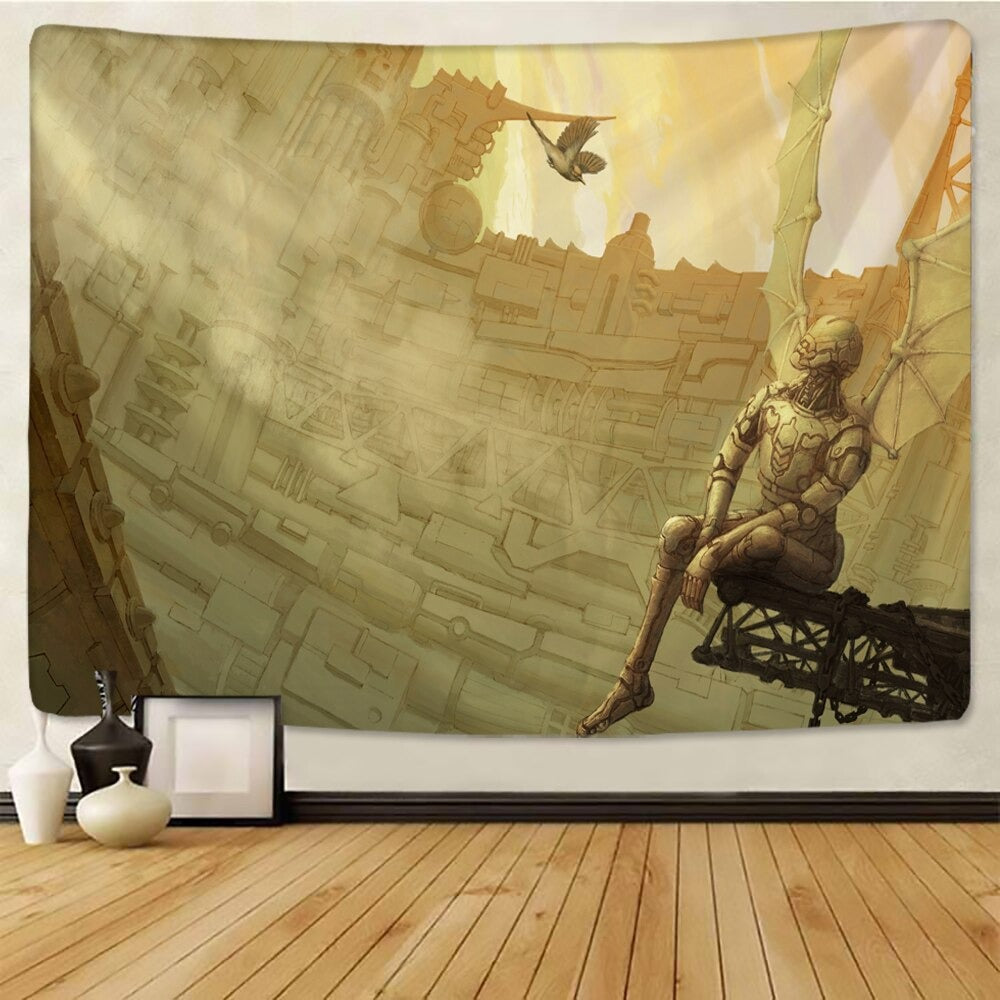 Polyester Throw Tapestry Wall Hanging Tapis Cloth