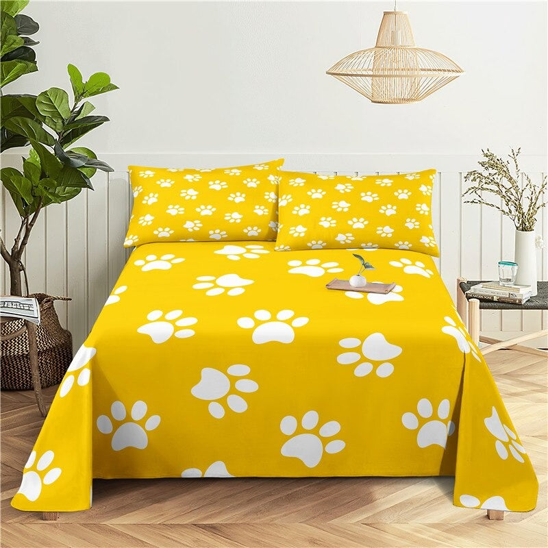 Simple Design Print Bedding Set