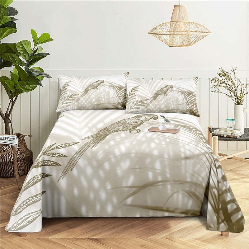 Banana Leaf Print Bedding Set