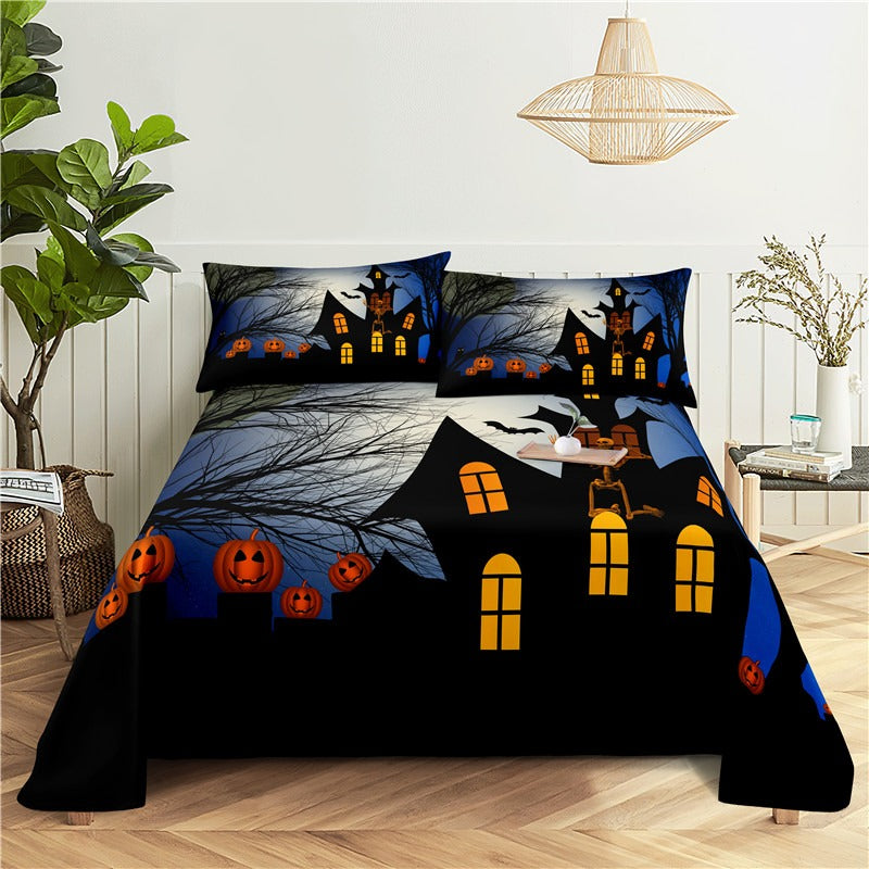 Hunted Print Bed Flat Bedding Set