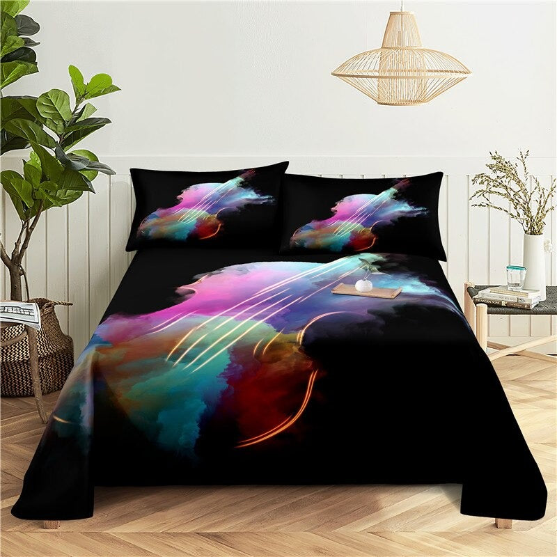 Music Instruments Print Bedding SetMusic Instruments Print Bedding Set - Image 5