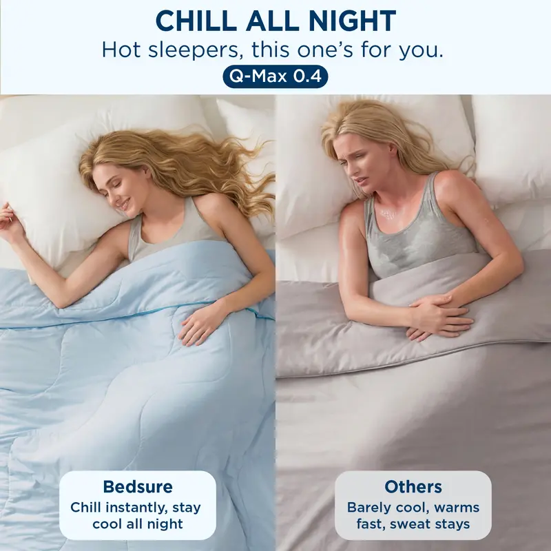 Lightweight Cooling Comforter With Oversized Design For Comfy Bedding