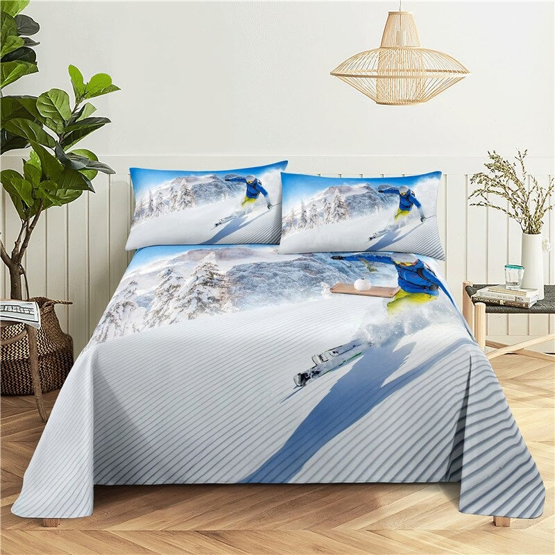 X-Games Printed Bed Flat Bedding Set