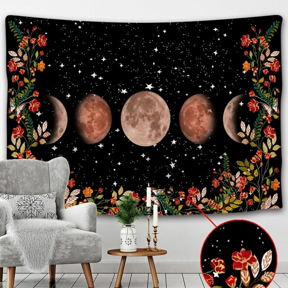 Hippie Witchcraft Tapestry Wall Hanging Tapis Cloth