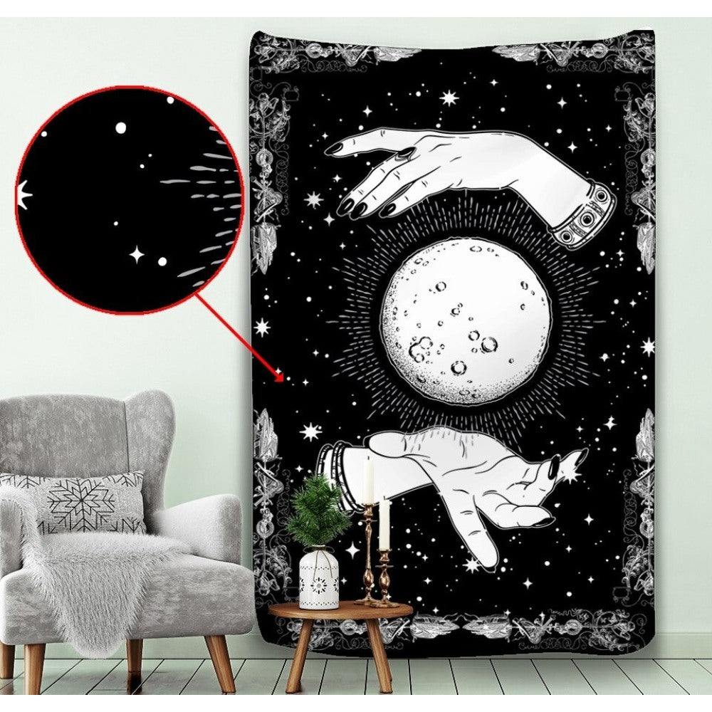Tarot Sun-Moon Tapestry Wall Hanging Tapis Cloth